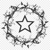 Free Star Stencil In PDF For Free Download