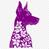 Floral Dog Design