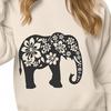 Floral Elephant - Cricut DXF Free Download