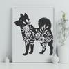 Standing Shiba Inu Illustration