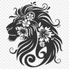 Lion Template In PNG File Format For Free Download