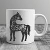 Stunning Horse Illustration in Vector Format A high-quality illustration of a horse in full-body pose, created using vector art for precise editing and customization.