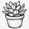 Beautiful Plant In SVG - For Free Download, Commercial Use