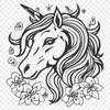 Free Unicorn Digital Drawing