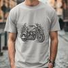 Motorcycle Printable Image In SVG, PNG, PDF And DXF Formats