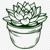 Unique Plant In DXF