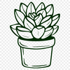 Free Creative Plant Decal