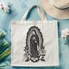 Floral Our Lady Of Guadalupe In SVG & PNG