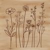 Beautiful Blooming Floral Accent A single wild flower in full bloom against a soft background.