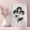 Orchid In SVG Format - Free Commercial Use License