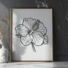 Beautiful Hibiscus SVG, PNG, PDF And DXF Files