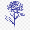 Flower In DXF Format - Free Commercial Use License