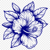 Artistic Hibiscus In PDF For Free Download