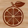 A digital representation of a lemon, designed as scalable vector graphics (SVG).