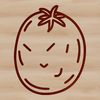A Beautifully Illustrated Potato Design A detailed illustration of a potato vegetable with a realistic design.