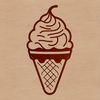 Fun Summer SVG Design A colorful illustration of a ice cream cone with a scoop on top, suitable for various digital designs.