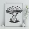 Unique Mushroom Printable Image