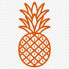 Free Pineapple SVG - For Procreate Project