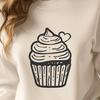 Beautiful Cupcake In SVG - Free Download