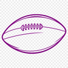 Simple American Football Symbol SVG American Football icon in vector format.