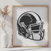 Illustration of an American football, suitable for graphic design projects.