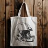 Classic Football Design An illustration of an American football, featuring a classic design with laces and padding.