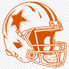 American Sports Icon Vector Art Illustrated vector art of an American football helmet on a white background.