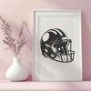 Free Football Helmet Clip Art An illustration of a classic American football, featuring a prominent football helmet.