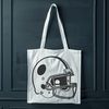 Football Vector Icon A vector graphic representation of a football, including a protective helmet, used in American Football games.