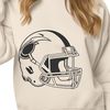 Sporty Vector Illustration A detailed vector illustration of an American football, suitable for various designs and templates.