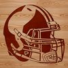 Illustrated vector graphic of a football, suitable for various digital uses.