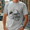 American Football Clip Art A detailed illustration of an American football, suitable for vector design and cutting machine use.