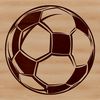 Vector Football Icon A simple illustration of a soccer ball in vector format.