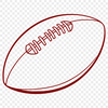 Football Icon SVG Vector Design American Football icon in vector format for graphic design projects.