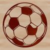 Soccer Ball Design An illustration of a soccer ball, featuring the iconic black and white panels.