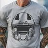 Football Action SVG Illustration American football player wearing a helmet in action