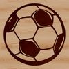 Football-Themed Vector Art A high-quality digital illustration of a soccer ball with a textured design.