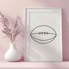 American Football Icon Vector Graphics Design American football icon designed as a vector graphic.
