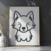 Stunning Fox Vector Art - Free SVG Download