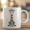 Safari Delight - Vector Illustration Illustration of a giraffe, a common safari animal, depicted in vector format.