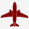 A simple silhouette of an airplane, suitable for various uses including commercial and personal projects.