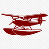 Vector illustration of a commercial aeroplane in silhouette, suitable for cutting machine designs and DIY projects.