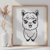 Adorable Andean Alpaca Illustration A high-quality vector illustration of a South American camelid alpaca.