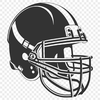 A vector graphic representation of a football, highlighting its shape and proportions in a simple design.