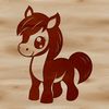 Free Horse SVG Illustration Download An SVG representation of a horse with clean lines and precise details, ideal for digital crafting and editing.