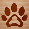 Animal Paw Illustration in SVG Format Animal paw print illustration in vector format, suitable for various applications.