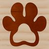 Free SVG Paw Print Design High-resolution animal paw print design suitable for various applications.