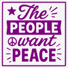 A collection of inspirational quotes promoting peace and opposing war.