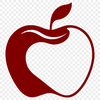 Fresh Apple Illustration A high-quality illustration of a sliced apple, suitable for digital crafting and design projects.