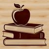 Apple Brand Book SVG Clip Art An SVG graphic representation of a book designed with the Apple brand in mind, ideal for use in vector art projects.